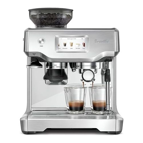 브레빌 Breville Barista Touch Espresso Machine BES880BTR, Black Truffle