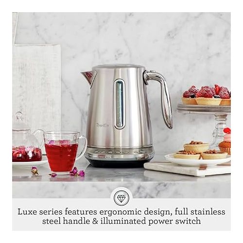 브레빌 Breville the Smart Kettle™ Luxe Electric Kettle, BKE845RCH, Royal Champagne