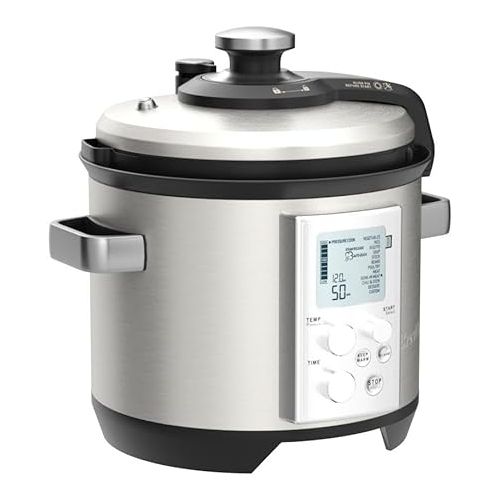 브레빌 Breville Fast Slow Pro Pressure Cooker BPR700BSS, Brushed Stainless Steel