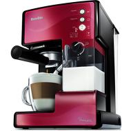 [아마존베스트]Breville VCF046X PrimaLATTE 3 in 1 Kaffeemaschine, 1.5 Liter, Rot/Metallic
