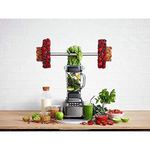 브레빌 Breville BBL820SHY the Q Countertop Blender, Smoked Hickory