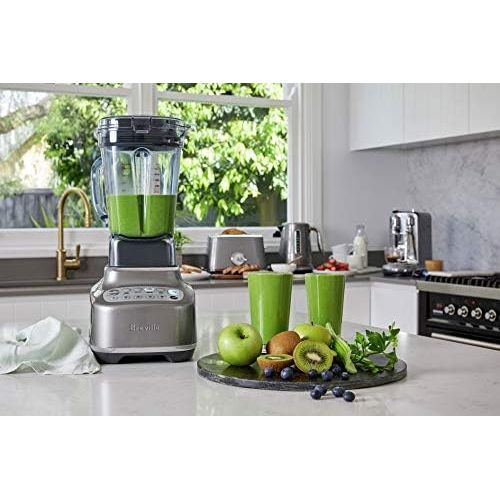 브레빌 Breville BBL820SHY the Q Countertop Blender, Smoked Hickory