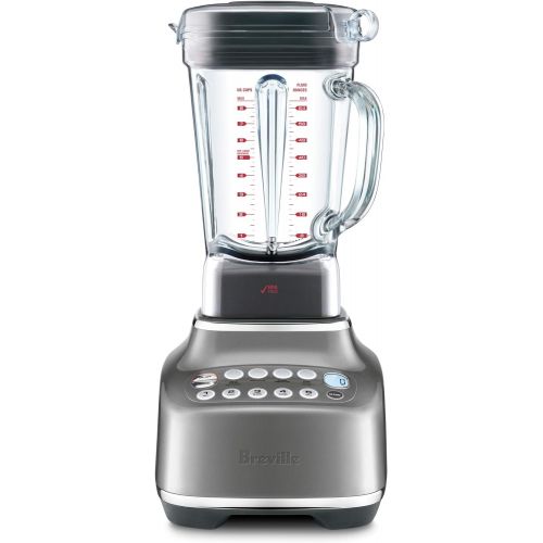 브레빌 Breville BBL820SHY the Q Countertop Blender, Smoked Hickory