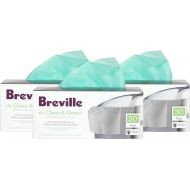 Breville Clean and Green Biodegradable Pulp Container Bag for Juicers, Set of 90