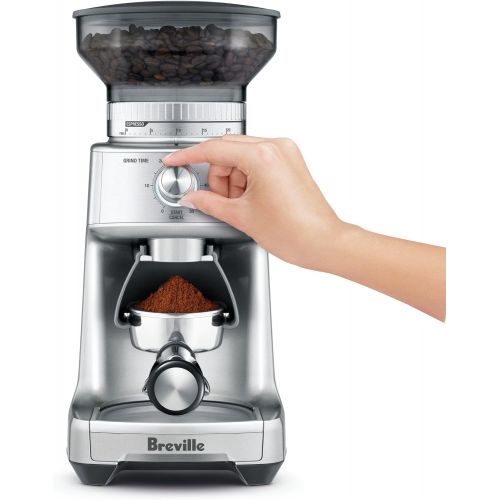 브레빌 Breville BCG600SIL Dose Control Pro Coffee Bean Grinder, Silver