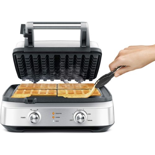 브레빌 Breville BWM604BSS Smart Waffle Maker, Brushed Stainless Steel