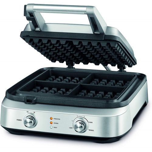 브레빌 Breville BWM604BSS Smart Waffle Maker, Brushed Stainless Steel