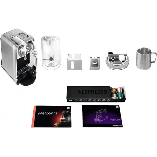 브레빌 Nespresso Creatista Plus Coffee and Espresso Machine by Breville, Stainless Steel