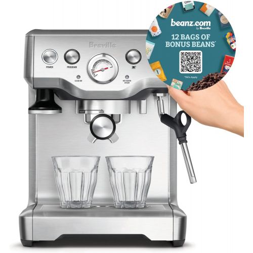 브레빌 Breville BES840XL Infuser Espresso Machine, Brushed Stainless Steel