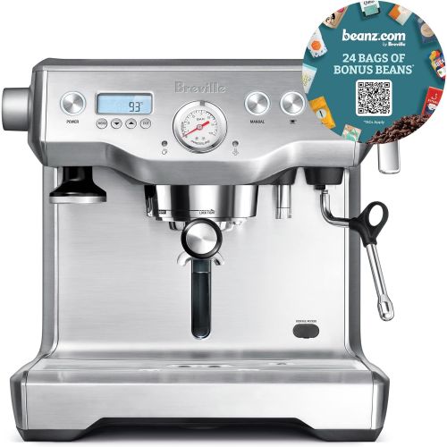 브레빌 Breville BES920XL Dual Boiler Espresso Machine, Brushed Stainless Steel