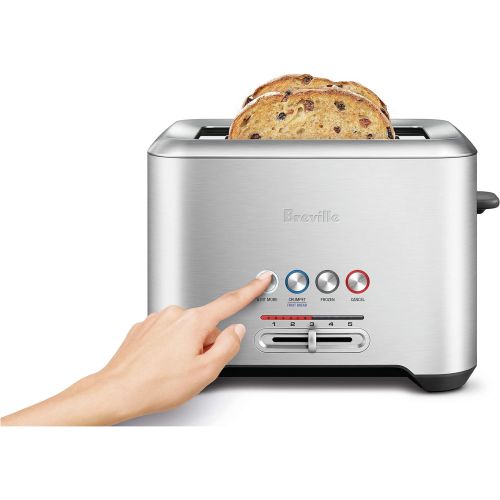 브레빌 Breville BTA720XL Bit More 2-Slice Toaster, Brushed Stainless Steel