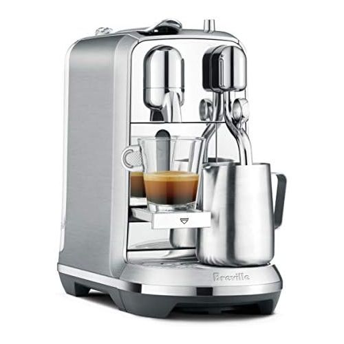 브레빌 Breville-Nespresso USA BNE800BSSUSC Nespresso Creatista Plus Coffee Espresso Machine, 1, Stainless Steel
