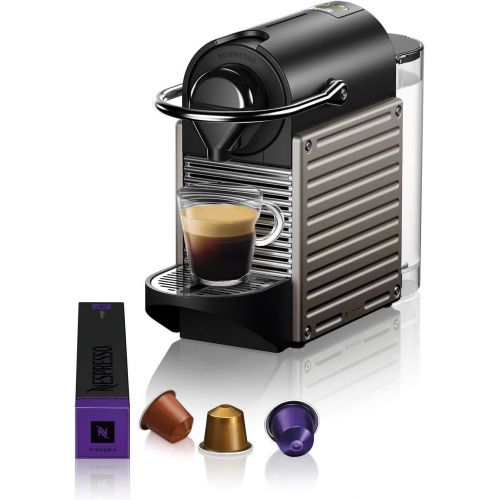 브레빌 Nespresso BEC430TTN Pixie Espresso Machine by Breville, Titan