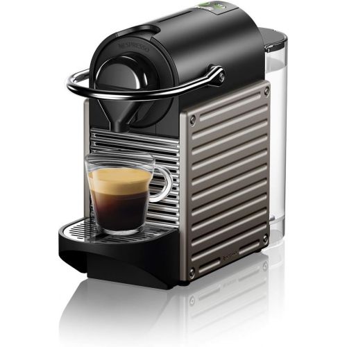 브레빌 Nespresso BEC430TTN Pixie Espresso Machine by Breville, Titan