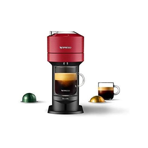 브레빌 Nespresso BNV520RED Vertuo Next Espresso Machine by Breville, Cherry