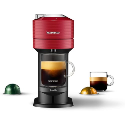 브레빌 Nespresso BNV520RED Vertuo Next Espresso Machine by Breville, Cherry