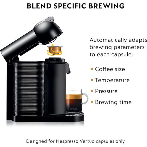 브레빌 Breville BNV220BLK Vertuo Coffee and Espresso Machine by Breville, Black
