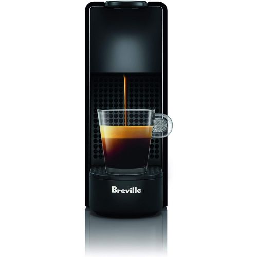 브레빌 Nespresso BEC250BLK Essenza Mini Espresso Machine with Aeroccino Milk Frother by Breville, Piano Black