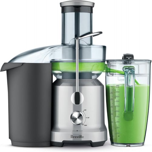 브레빌 Breville BJE430SIL Juice Fountain Cold Centrifugal Juicer, Silver