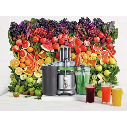 브레빌 Breville BJE430SIL Juice Fountain Cold Centrifugal Juicer, Silver