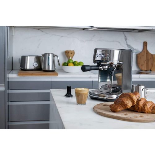 브레빌 Breville BES500BSS Bambino Plus Espresso Machine, Brushed Stainless Steel