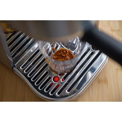 브레빌 Breville BES500BSS Bambino Plus Espresso Machine, Brushed Stainless Steel