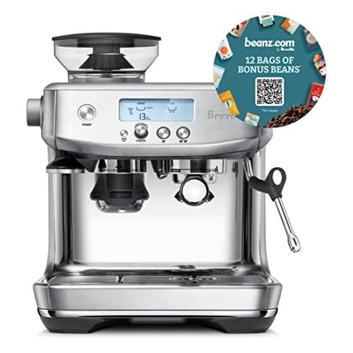 브레빌 Breville BES878BSS Barista Pro Espresso Machine, Brushed Stainless Steel