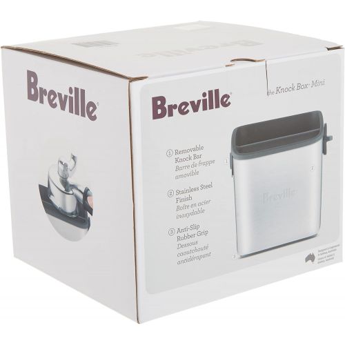 브레빌 Breville BES001XL Knock Box Mini, Stainless Steel