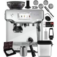Breville BES880BSS Barista Touch Espresso Machine Brushed Stainless Steel + Manufacturers Warranty + Knock Box Mini