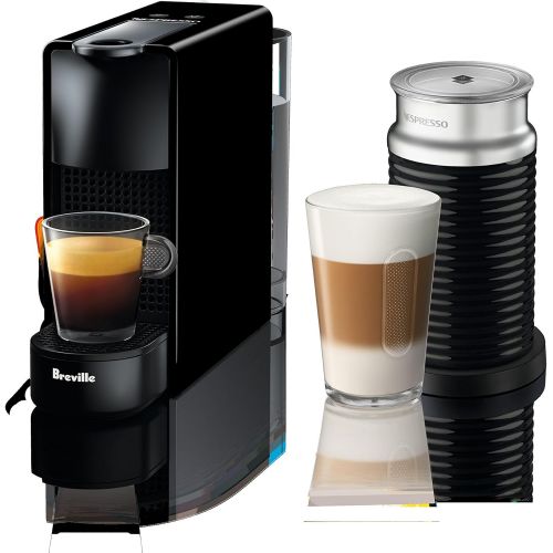 브레빌 [아마존베스트]Breville-Nespresso USA BEC250BLK1AUC1 Nespresso Essenza Mini Expresso Machine, One Size, Piano Black