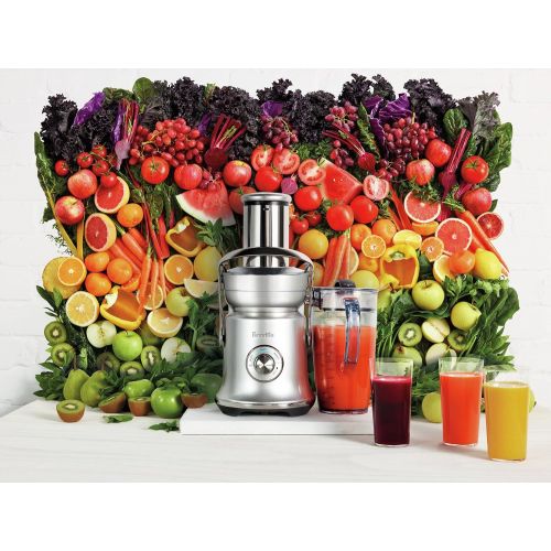 브레빌 Breville BJE830BSS Juice Founatin Cold XL 원심 과즙기, 브러시 처리된 스테인리스 스틸