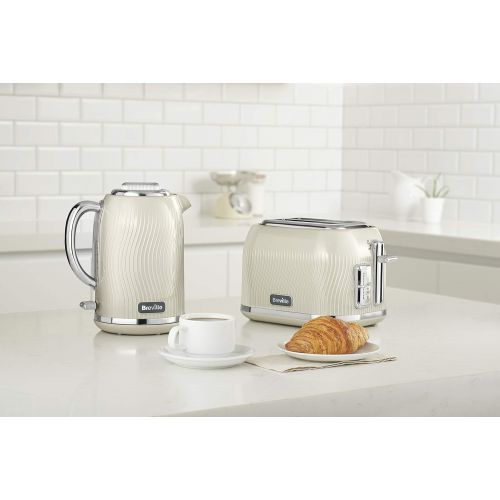 브레빌 [아마존베스트]Breville VKJ944X High Gloss Kettle / Removable and Washable Limescale Filter / Fast Boiling Times / 1.7 L / 2400 W / White