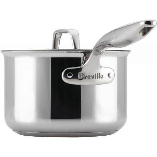 브레빌 Breville Thermal Pro Clad Stainless Steel 8-Quart Covered Stockpot