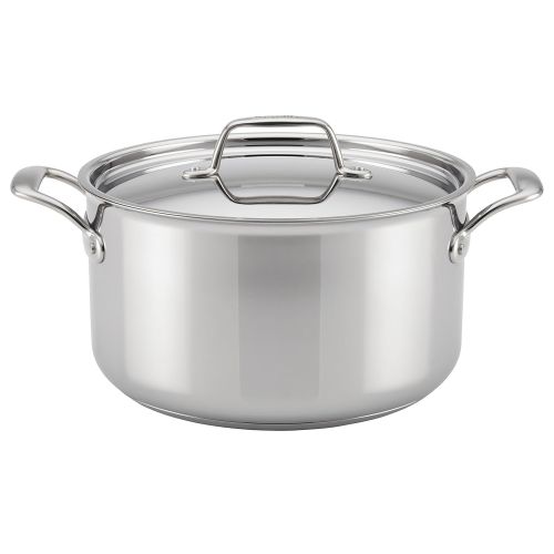 브레빌 Breville Thermal Pro Clad Stainless Steel 8-Quart Covered Stockpot