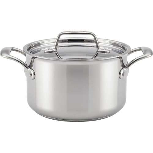 브레빌 Breville Thermal Pro Clad Stainless Steel 8-Quart Covered Stockpot