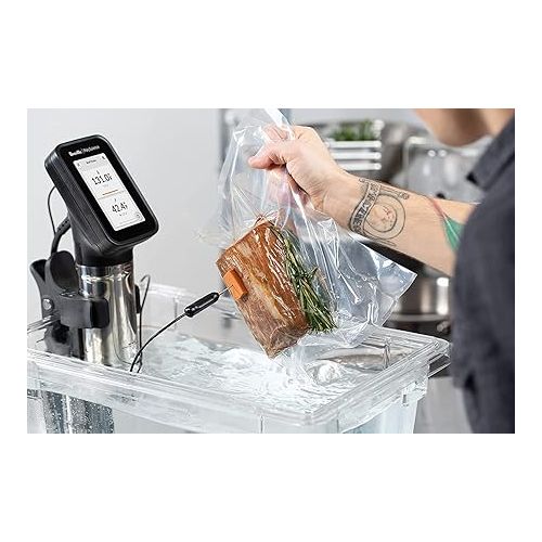  Breville Polyscience HydroPro Plus Sous Vide Immersion Circulator, 1450 Watt, Bluetooth, Stainless, CSV750PSS1BUC1