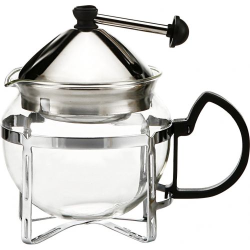  Brew Perfect Perfect Brew Loose Tea Glass and Stainless Steel Teapot with Filter, 600ml/20floz CB-PB-600C