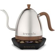 Brewista Artisan Electric Gooseneck Kettle, 1 Liter, For Pour Over Coffee, Brewing Tea, LCD Panel, Precise Digital Temperature Selection, Flash Boil and Keep Warm Settings, Stainle