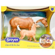 Breyer Horses Traditional Series Ebony Shines & Charlize | 2 Horse Set | Horse Toy Model | 11.5