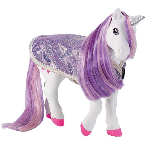  Breyer Color Changing Bath Toy, Luna The Unicorn, Purple / Pink / White with Surprise Blue Color, 8.5 x 7