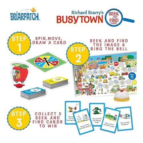  Briarpatch, Richard Scarry's Busytown Seek and Find Adventure Game: Engaging Learning Experience for Ages 3 and Up