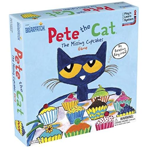  [아마존베스트]Briarpatch Pete the Cat the Missing Cupcakes Fun Memory Board Game for Kids and Toddlers, Family Activities for Ages 3 and Up