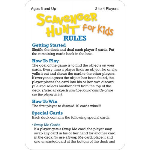  [아마존베스트]Briarpatch Travel Scavenger Hunt Card Game for Kids, Activities for Family Vacations, Road Trips and Car Rides, Ages 7 and Up