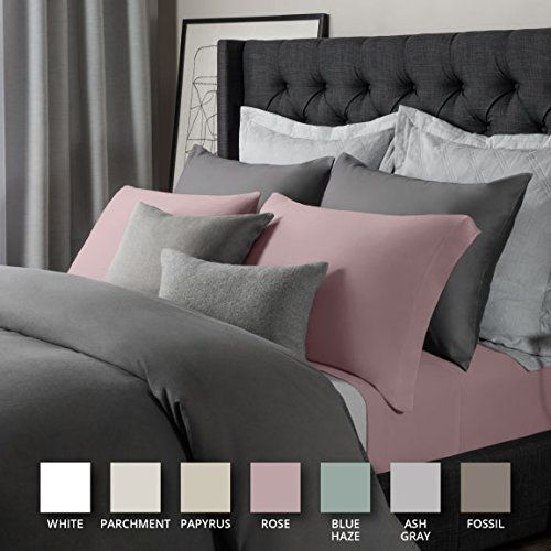  Briarwood Home Jersey Sheet Set  100% Modal Sheets, Super Soft Cotton Bed Sheet, Highly Durable & Comfortable Modal Jersey Sheet Set| Deep Pocket, For All Seasons Sheets (Queen, B