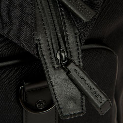  Bric's Brics Mens Moleskine 20 Inch Business Overnight/Weekender Duffle Bag Duffel, Black, One Size