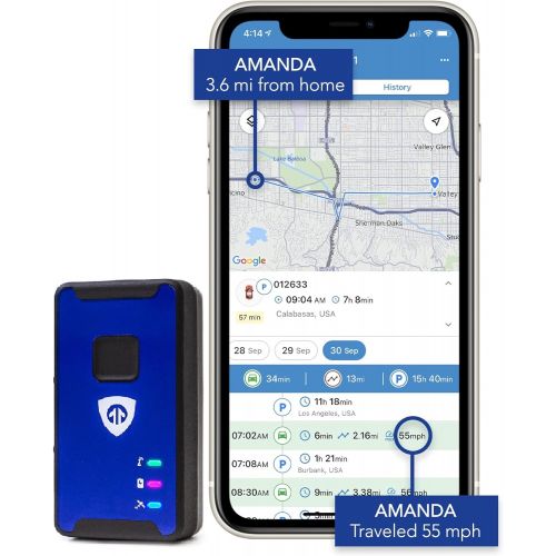  [아마존베스트]Brickhouse Security Spark Nano 7 4G LTE Micro GPS Tracker for Covert Monitoring of Teen Drivers, Kids, Elderly, Employees, Assets. Flexible Service Plans!