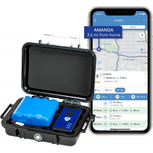  [아마존베스트]Brickhouse Security 140-Day 4G LTE Magnetic GPS Tracker Cellular Real-GPS Tracking Device with Magnetic Case & Extended Battery for Tracking Vehicles Truck Kids Teens Elderly. Flex