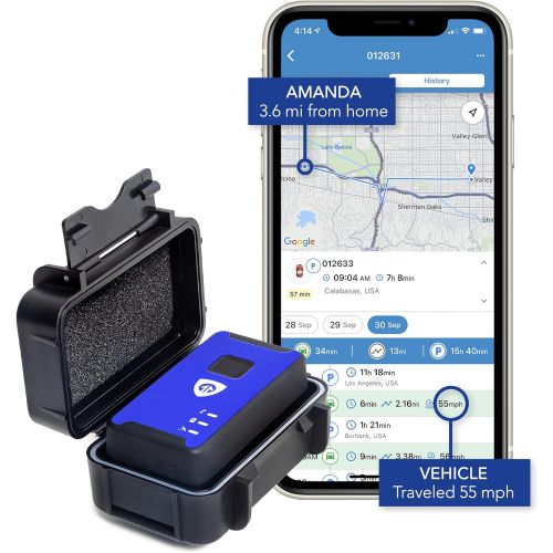  Brickhouse Security Spark Nano 7 - GPS Tracker for Vehicles - Weatherproof Magnetic Car Tracker Device - Tracking Device for Cars Hidden - Real Time LTE Car GPS Tracker Device - Su