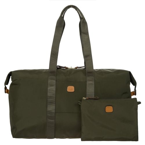  Brics x-Travel 2.0 22 Inch Cargo Overnight/Weekender Folding Duffle Bag Duffel, Olive One Size