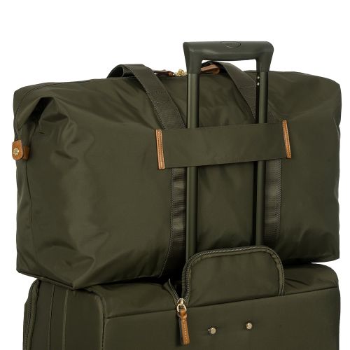  Brics x-Travel 2.0 22 Inch Cargo Overnight/Weekender Folding Duffle Bag Duffel, Olive One Size